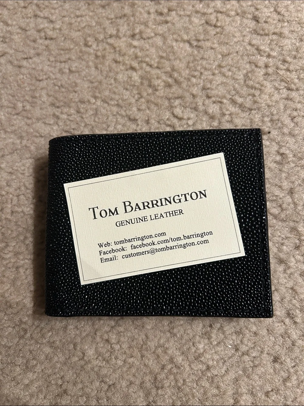 Genuine STINGRAY Leather Wallet - Brand New